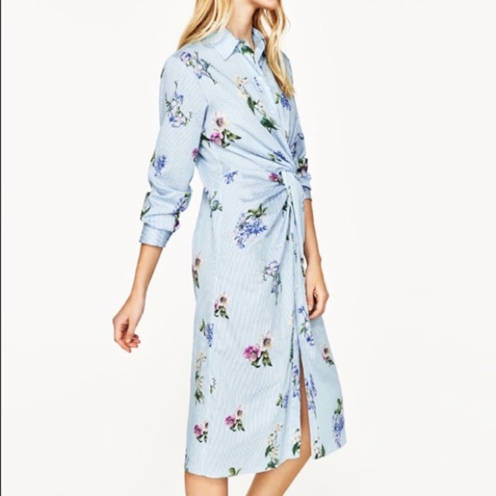 Zara shirt dress